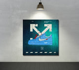 Hochwertiges Wandbild aus Acrylglas mit Sneaker Motiv - Sneakergott