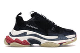 Balenciaga Triple S Black White Red - Sneakergott