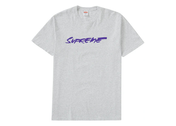 Supreme Futura Logo Tee Ash Grey - Sneakergott