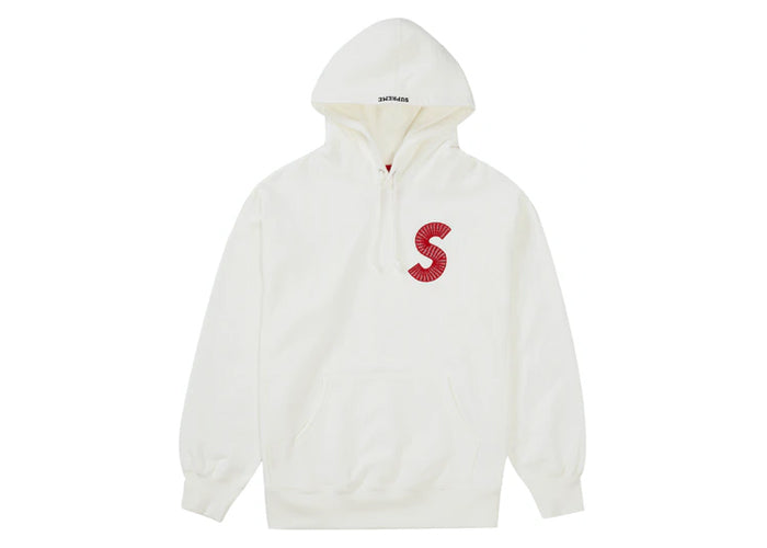 Supreme S Logo Hooded Sweatshirt (FW20) White - Sneakergott