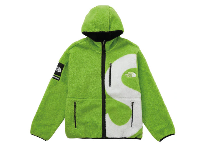 Supreme The North Face S Logo Fleece Jacket Lime - Sneakergott