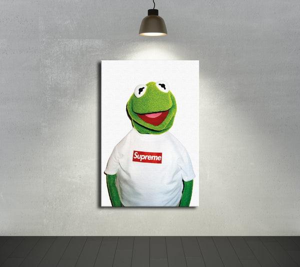 Hochwertiger Print auf Acrylglas Motiv "Kermit" - Sneakergott