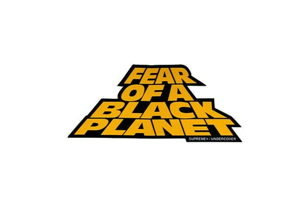 Supreme x Undercover "Fear of a Black Planet" Sticker - Sneakergott