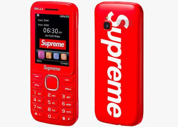Supreme/BLU Burner Phone Red - Sneakergott