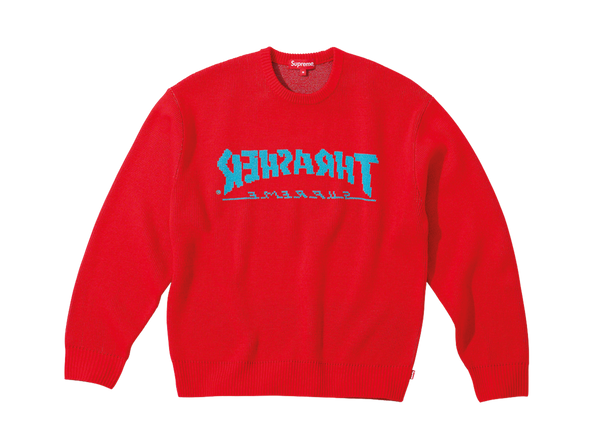 Supreme/Thrasher Sweater Red - Sneakergott